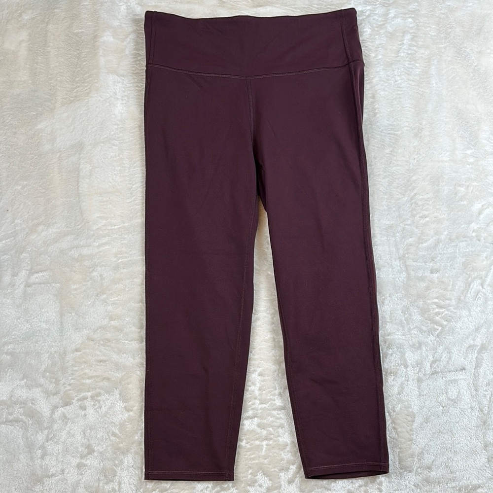 Athleta Women's Leggings - Deep Burgundy
